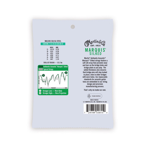 Acoustic Strings set Authentic Marquis Silk and Steel extra-light 11.5-47