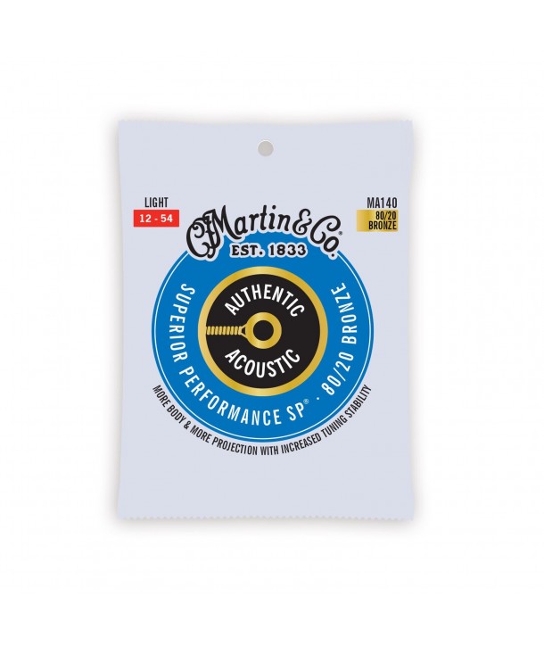 Jeu de cordes folk Authentic SP 80/20 bronze light 12-54