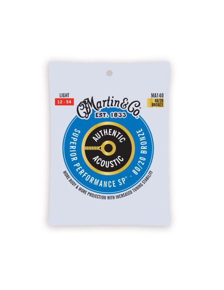 Acoustic strings set Authentic SP 80/20 Bronze light 12-54