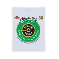 Acoustic Strings set Authentic Silked 80/20 bronze light 12-54