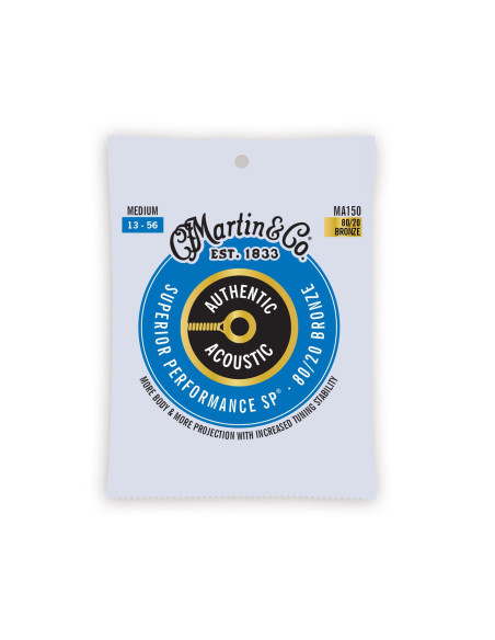 Acoustic strings set Authentic SP 80/20 Bronze medium 13-56