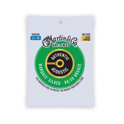 Acoustic Strings set Authentic Silked 80/20 bronze medium 13-56