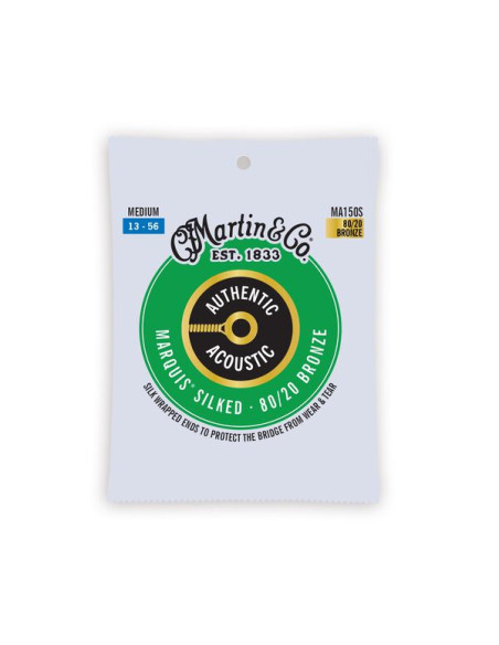 Jeu de cordes Folk Authentic Silked 80/20 bronze medium 13-56