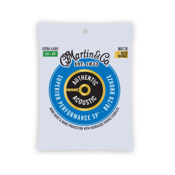 Acoustic strings set Authentic SP 80/20 Bronze Extra-light 10-47