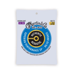 Acoustic strings set Authentic SP 80/20 Bronze custom-light 11-52