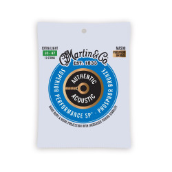 Jeu de 12 cordes folk Authentic SP 92/8 phosphore-bronze extra-light 10-47