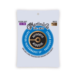 Acoustic strings set Authentic SP 92/8 Phosphor Bronze custom-light 11-52