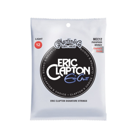 Jeu de cordes Folk Phosphore-bronze Eric Clapton Light 12-54
