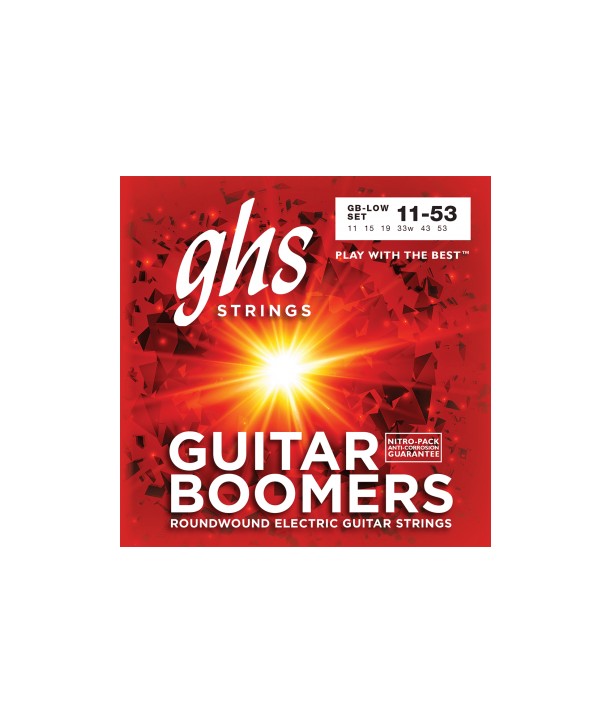 Electric strings set Boomers 11-53 Lo-tune file rond Nickel