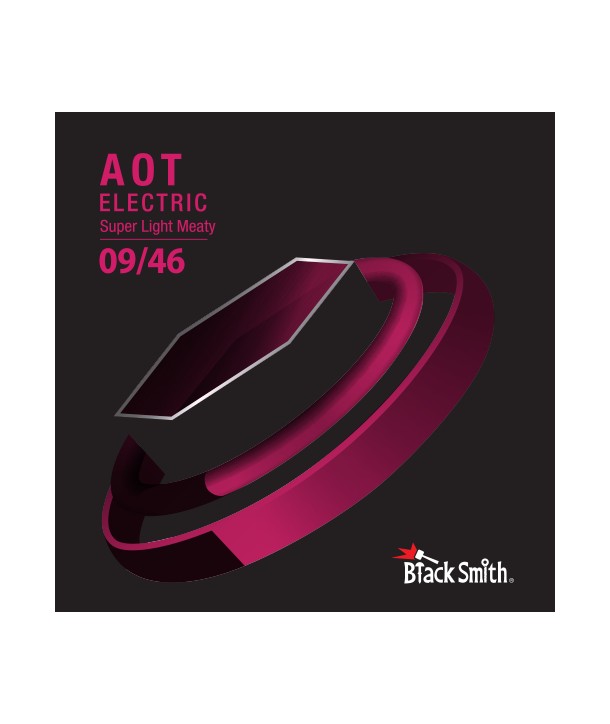 E-Gitarren Saiten AOT Coated Nickel Super Light Meaty 9-46