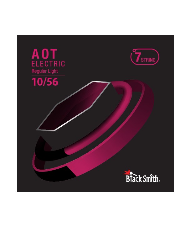 Jeu de 7 cordes électriques AOT Coated Nickel Regular Light 10-56