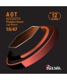 Jeu de 12 cordes Folk AOT Phosphore-bronze Medium-Light 10-47