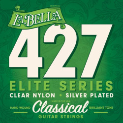 Classical strings set EliteClear Nylon Silver-Plated 