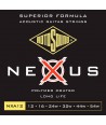 Acoustic strings set Phosphor bronze Nexus Clear coated Medium 12-54