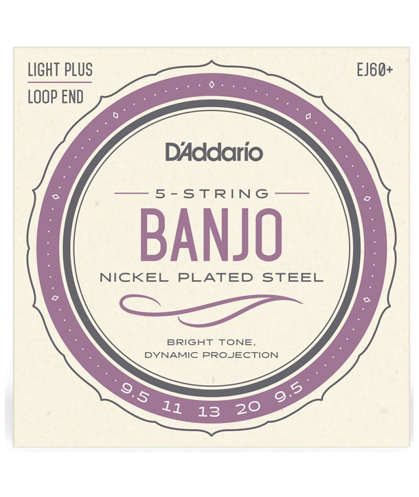 Jeu de cordes pour pour Banjo 5 Cordes Nickel Light