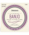 Jeu de cordes pour pour Banjo 5 Cordes Nickel Light
