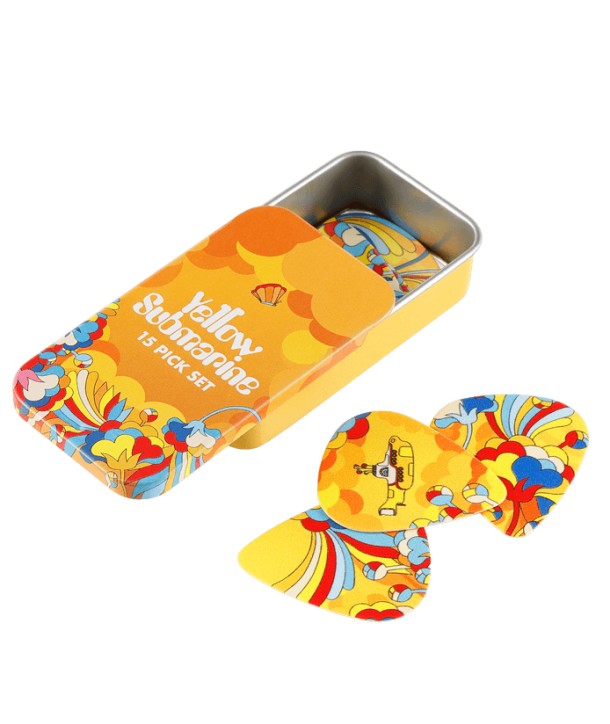 Lot de 10 médiators Meet The Beatles Souples