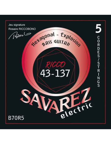 Bass strings set Hexagonal Explosion Medium 45-105