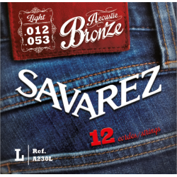 Jeu de 12 cordes folk Bronze light 12-53