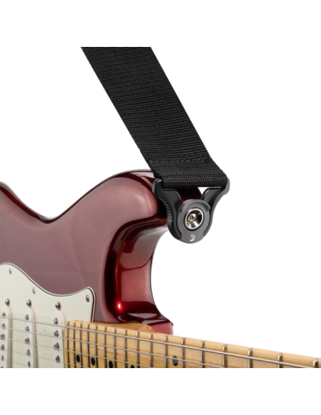 Courroie Auto Lock Polypro pour guitare, noir