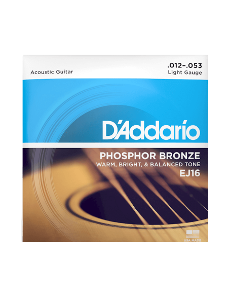 Pack de 3 jeux de cordes Folk Phosphore-Bronze Light 12-53