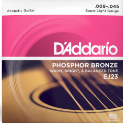 Acoustic strings set Phosphor Bronze Super light 9-45