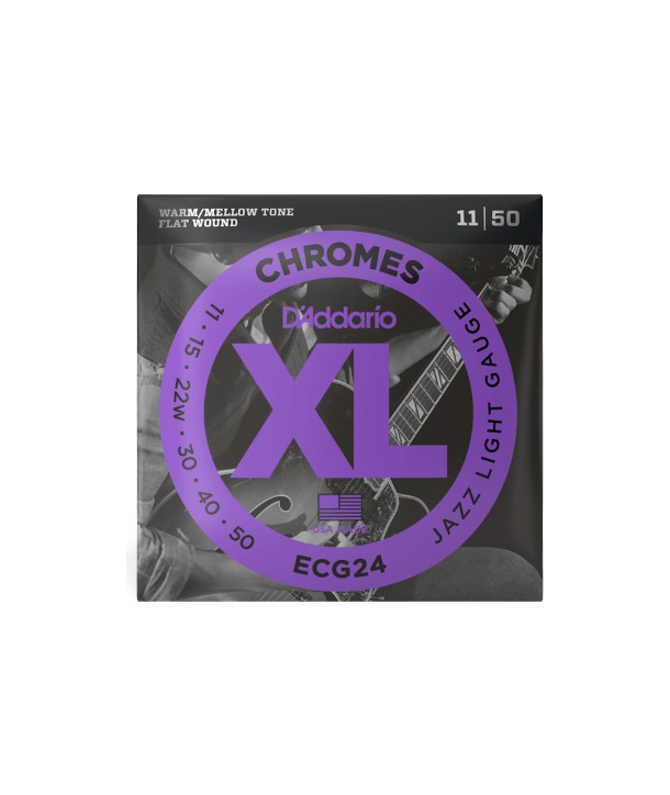 Juego de Cuerdas eléctrica Chrome Jazz light 11-50