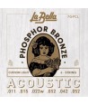 Jeu de cordes Folk Phosphore Bronze Custom Light 11-52