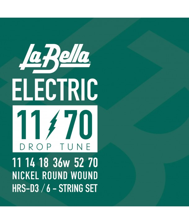 Juego de cuerdas électrica Drop Tune 11-70