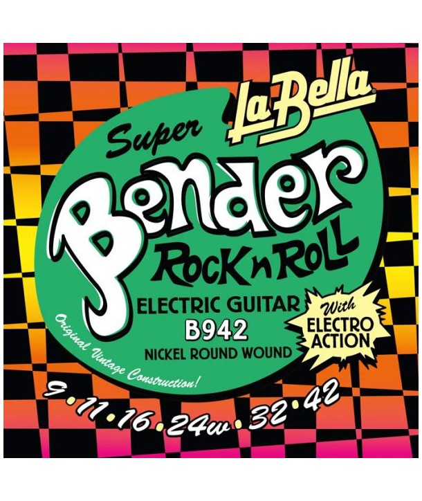 Juego de cuerdas électrica Super Bender 9-42