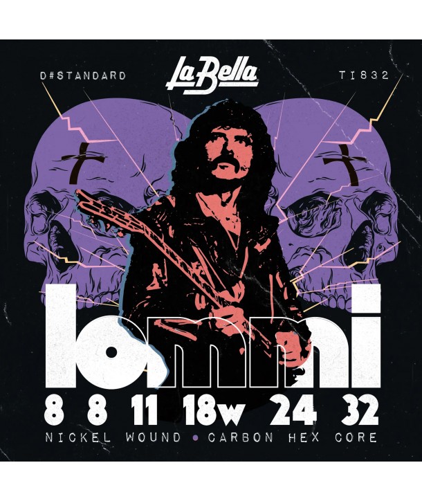 Juego de cuerdas électrica Tony Iommi8-32