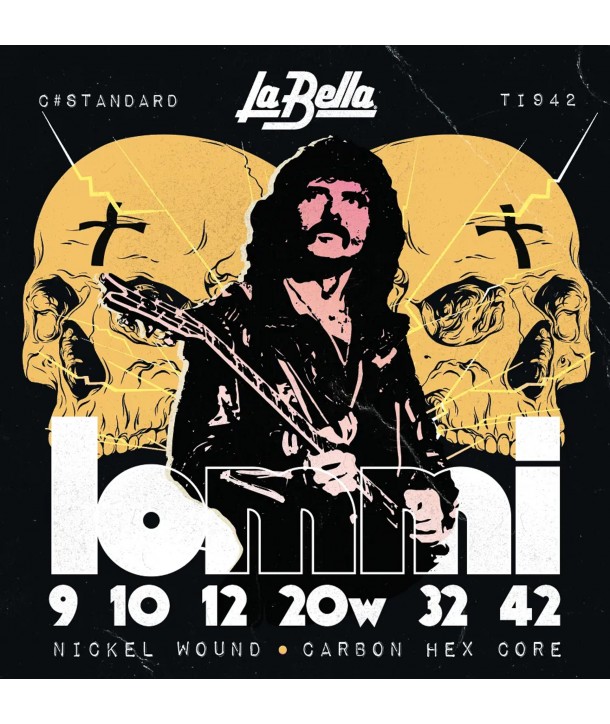 Juego de cuerdas électrica Tony Iommi9-42