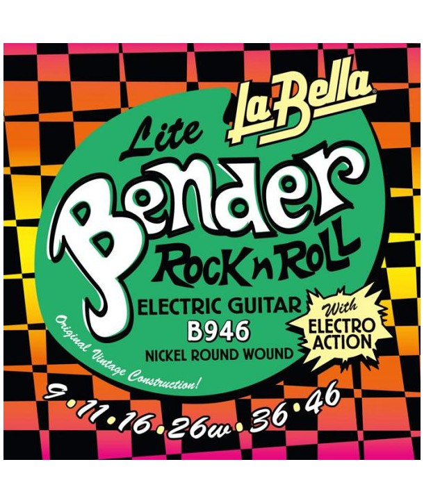 E-Gitarren Saiten Electric strings Super Bender Jeu de cordes électrique Super Bender 9-46
