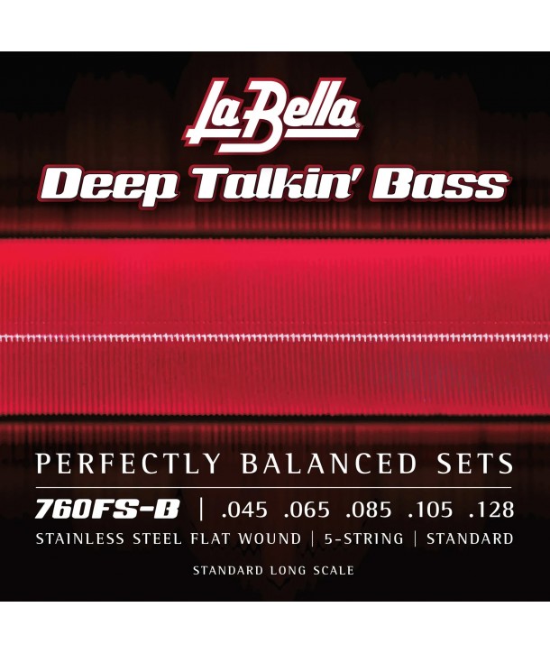 Juego de 4 cuerdas para bajo Deep Talkin 45-128