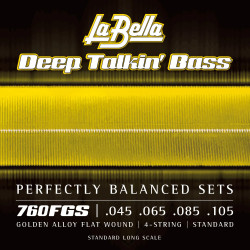 Jeu de 4 cordes Deep Talkin 45-105