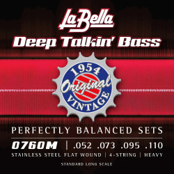 Jeu de 4 cordes Deep Talkin FL 1954 52-110