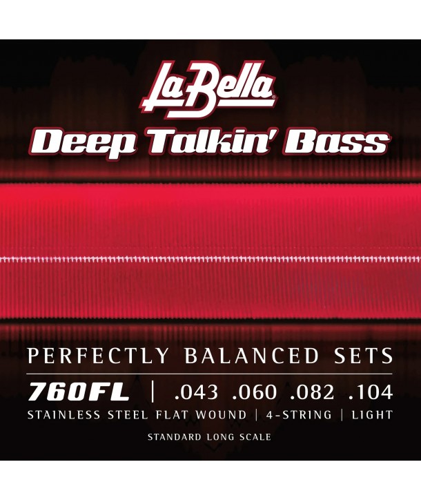 Juego de 4 cuerdas para bajo Deep Talkin FL 43-104