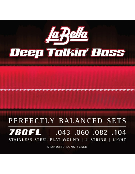 Bass 4 strings set Deep TalkinFL Jeu de 4 cordes Deep Talkin FL 43-104