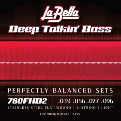 Jeu de 4 cordes Deep Talkin FL 39-96