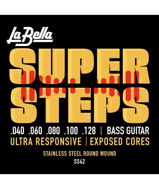 Jeu de cordes Basse SUPER STEPS Custom Light 40-100 SS42
