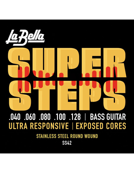 Jeu de cordes Basse SUPER STEPS Custom Light 40-100 SS42