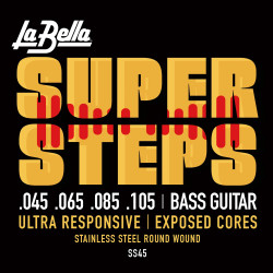 Jeu de 5 cordes Basse SUPER STEPS Standard 45-128
