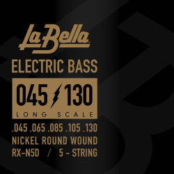 Jeu de 5 cordes pour basse RX Nickel 45-130 