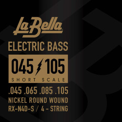 Jeu de 4 cordes pour basse RX Nickel 45-105
