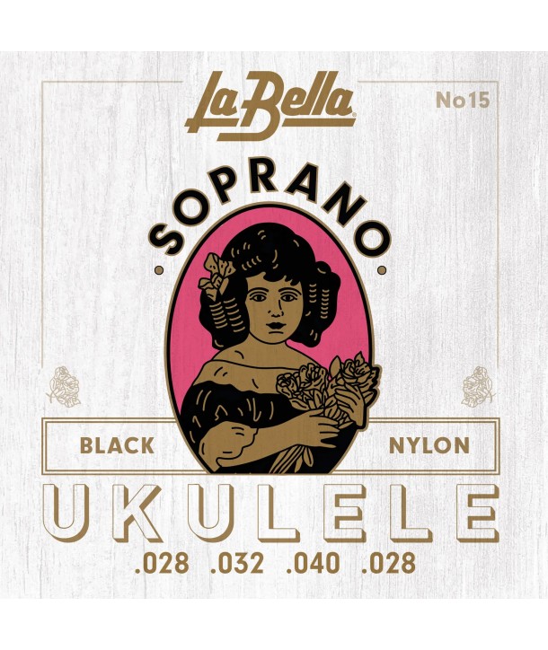 Saitensätze Ukulele Soprano Black Nylon