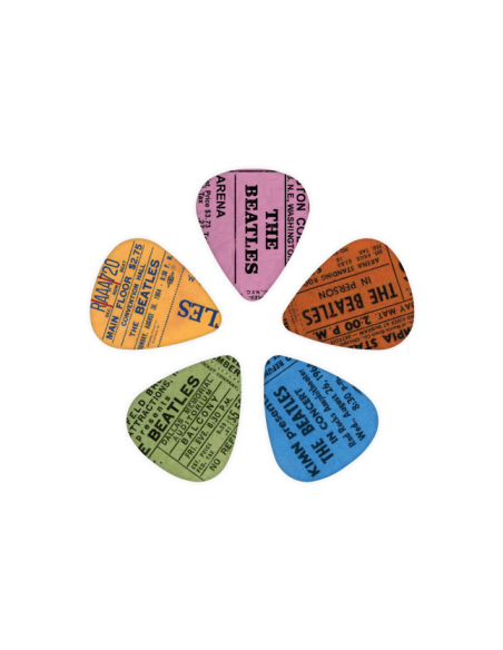 Set of 10 picks Beatles 1964 tour