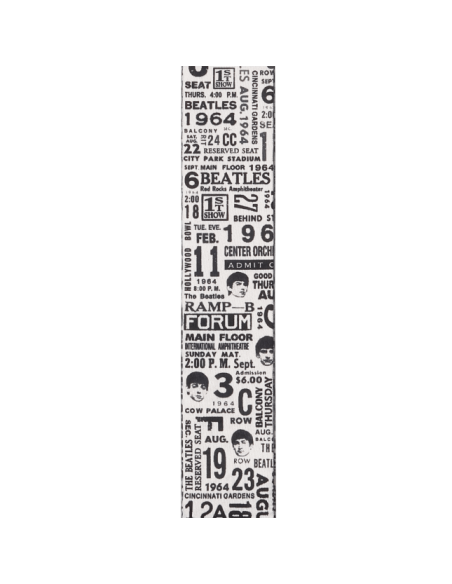 Strap Beatles 1964 tour 