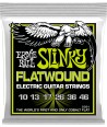 Jeu de cordes électriques Regular Slinky Flatwound 10-46