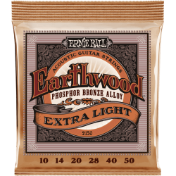 Jeu de cordes Folk Earthwood Phosphore Bronze Extra Light 10-50