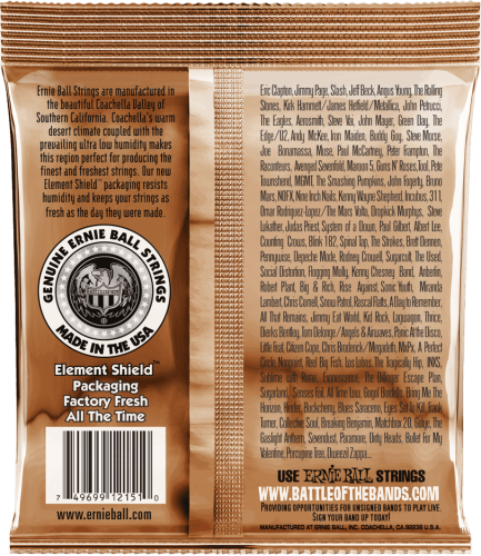 Acoustic strings set Earthwood Phosphor Bronze Rock & Blues 10-52